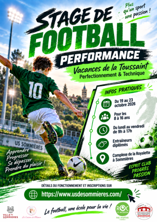Stages Foot Jeunes - Automne 2026