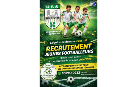 Recrutement jeunes joueurs 2026/2027 - Rejoins l'aventure de l'USS