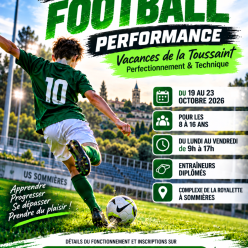 Stages Foot Jeunes - Automne 2026